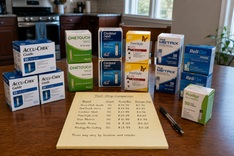 test strips comparison