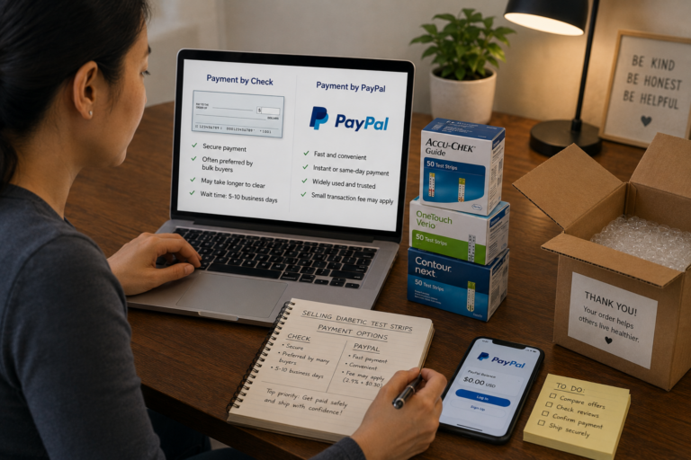 test strips payment options